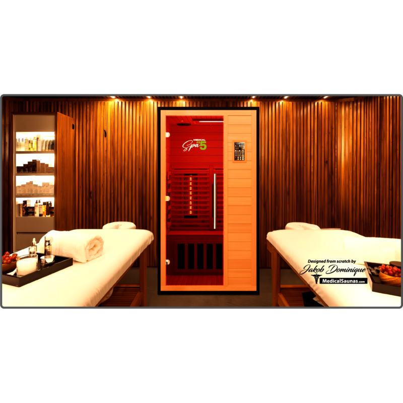 Medical Commercial 485 Infrared Sauna - Image 9