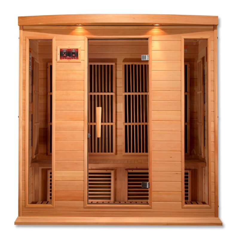 Maxxus 4-Person Low EMF FAR Infrared Sauna Canadian Hemlock MX-K406-01 - Image 2