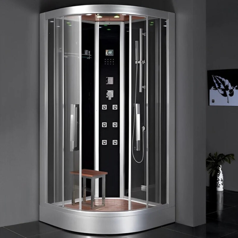 Platinum DZ963F8 1-Person Walk-In Steam Shower - Image 2