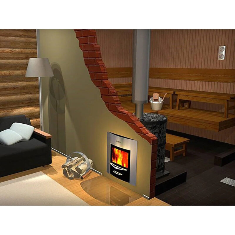 Harvia Legend 240 Duo Wood Burning Sauna Stove Package - Image 3