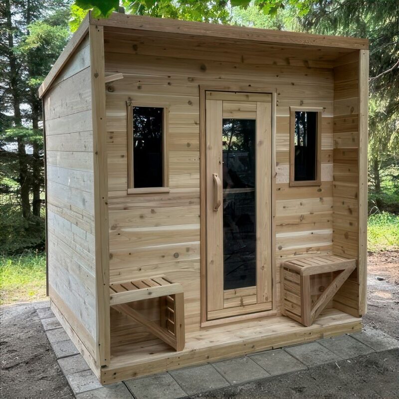True North 5 Person Outdoor Cabin Sauna - Image 4