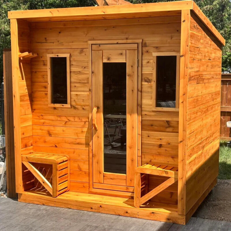 True North 5 Person Outdoor Cabin Sauna - Image 9
