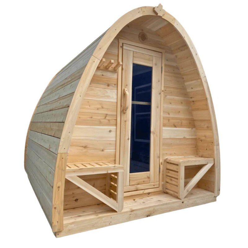 True North Large Pod 4-8 Person Outdoor Sauna