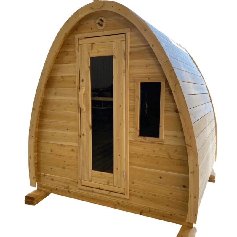 True North Pod 4-8 Person Outdoor Sauna - Image 2