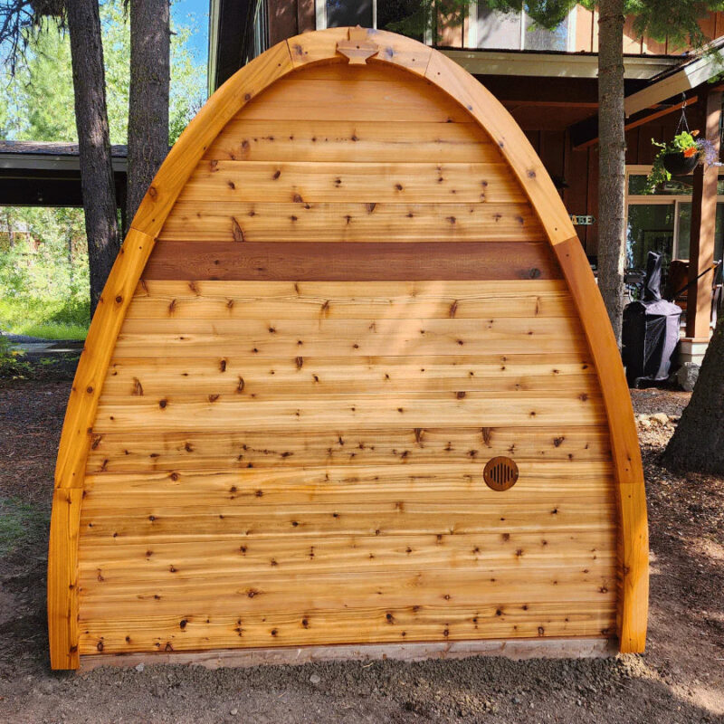 True North Pod 4-8 Person Outdoor Sauna - Image 6