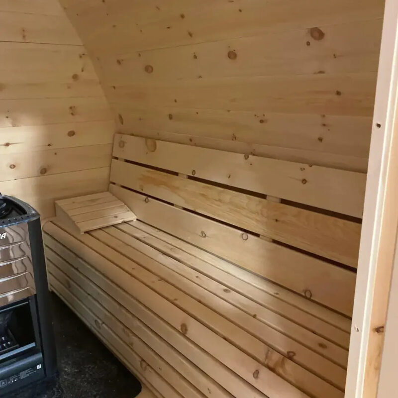 True North Pod 4-8 Person Outdoor Sauna - Image 7