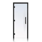 ProSaunas Clear ADA Glass Sauna Door 36x81 Black Alder