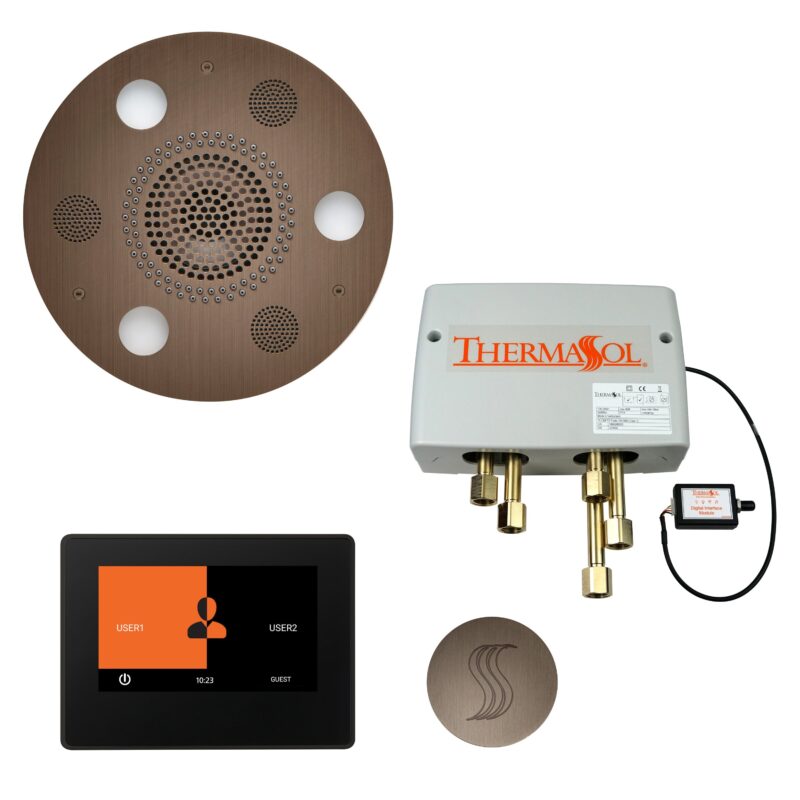 ThermaSol Total Wellness Shower Package with 7" ThermaTouch Round - Image 3