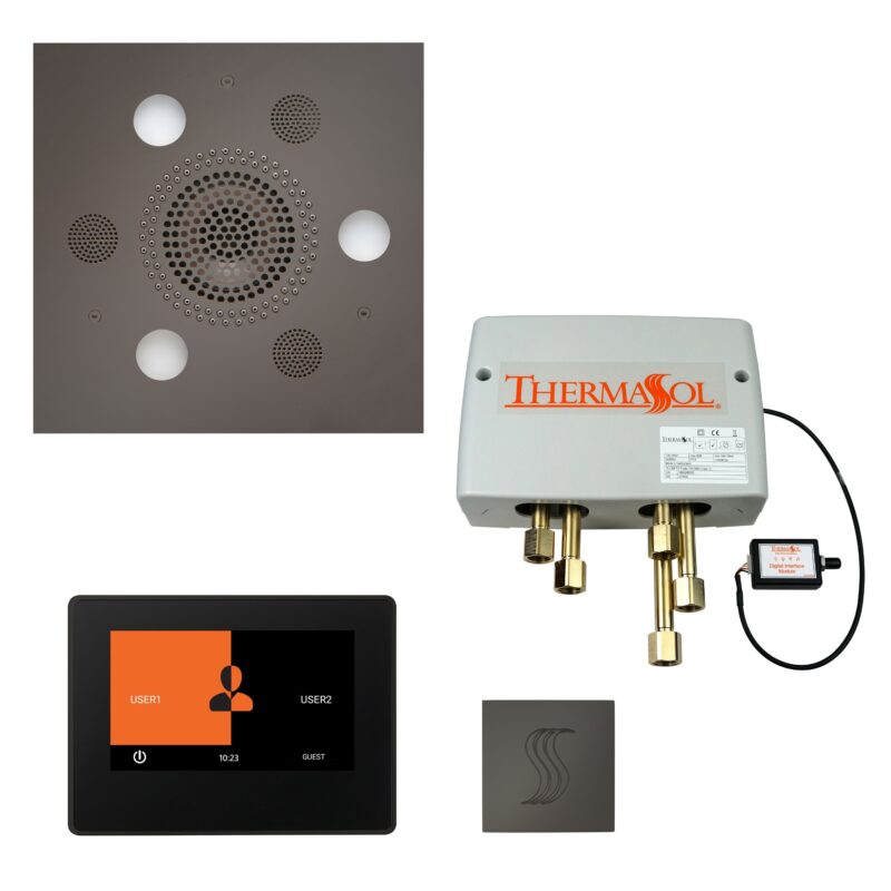 ThermaSol Total Wellness Shower Package with 7" ThermaTouch Square - Image 5