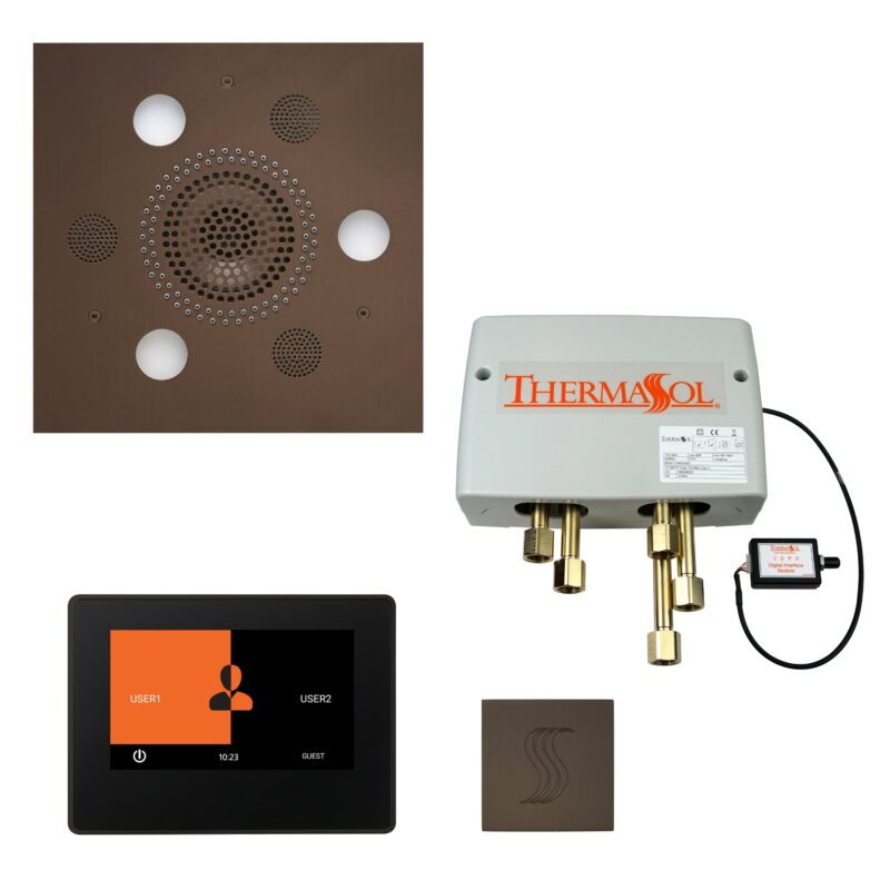 ThermaSol Total Wellness Shower Package with 7" ThermaTouch Square - Image 8